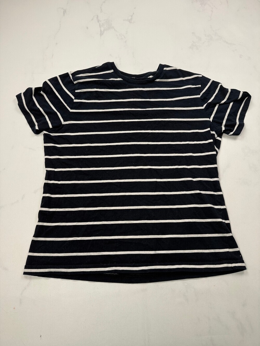 Banana Republic Premium Wash T Shirt Black Modern Classic Style - Womens L